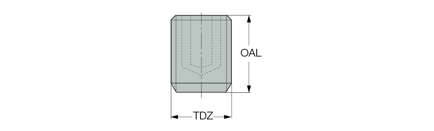 SR M16X16 DIN1835-B